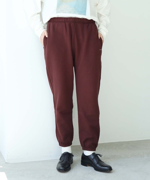 note et silence (ノートエシロンス)の「◇et sort. 甘撚り裏毛 スウェットパンツ(その他パンツ・レディース・キナリ/ダークブラウン/トップグレー・FREE)」の3枚目の写真