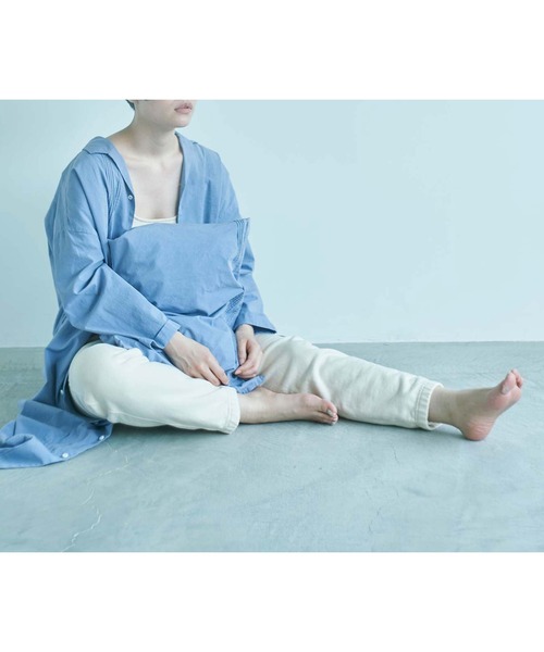 note et silence (ノートエシロンス)の「◇et sort. 甘撚り裏毛 スウェットパンツ(その他パンツ・レディース・キナリ/ダークブラウン/トップグレー・FREE)」の2枚目の写真