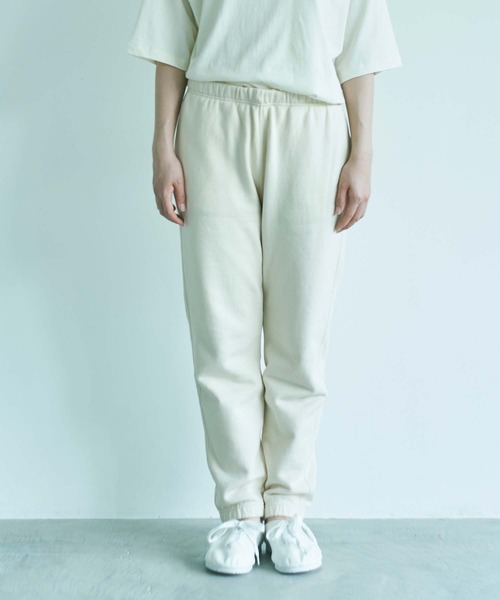 note et silence (ノートエシロンス)の「◇et sort. 甘撚り裏毛 スウェットパンツ(その他パンツ・レディース・キナリ/ダークブラウン/トップグレー・FREE)」の9枚目の写真