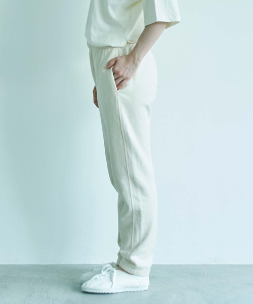 note et silence (ノートエシロンス)の「◇et sort. 甘撚り裏毛 スウェットパンツ(その他パンツ・レディース・キナリ/ダークブラウン/トップグレー・FREE)」の10枚目の写真