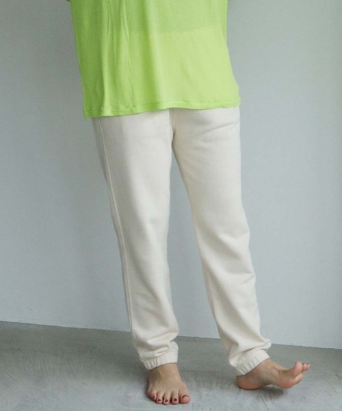 note et silence (ノートエシロンス)の「◇et sort. 甘撚り裏毛 スウェットパンツ(その他パンツ・レディース・キナリ/ダークブラウン/トップグレー・FREE)」の12枚目の写真