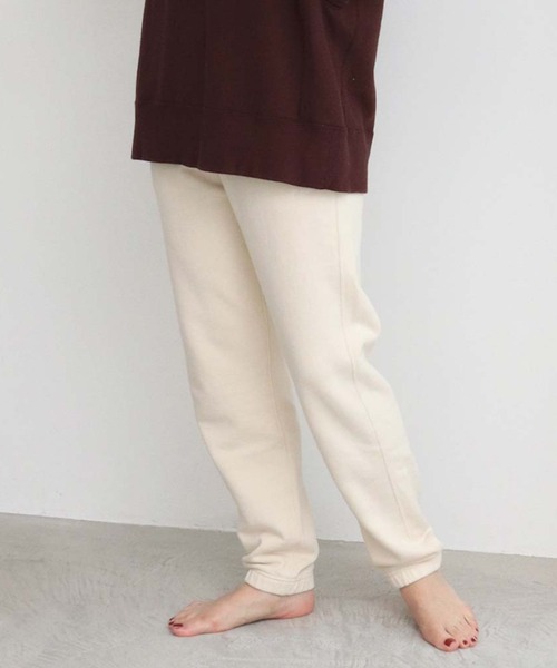 note et silence (ノートエシロンス)の「◇et sort. 甘撚り裏毛 スウェットパンツ(その他パンツ・レディース・キナリ/ダークブラウン/トップグレー・FREE)」の16枚目の写真