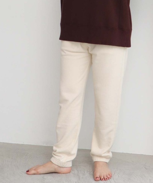 note et silence (ノートエシロンス)の「◇et sort. 甘撚り裏毛 スウェットパンツ(その他パンツ・レディース・キナリ/ダークブラウン/トップグレー・FREE)」の15枚目の写真