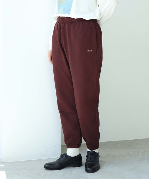note et silence (ノートエシロンス)の「◇et sort. 甘撚り裏毛 スウェットパンツ(その他パンツ・レディース・キナリ/ダークブラウン/トップグレー・FREE)」の22枚目の写真