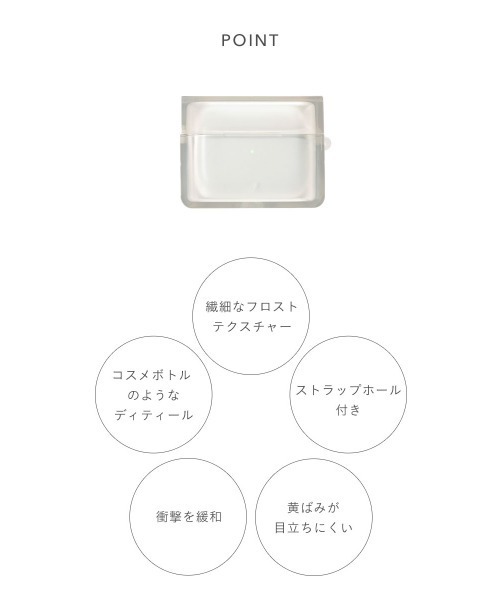 salisty(サリスティ)の「AirPods Pro(第2/1世代) / AirPods(第3世代) / AirPods Pro(第1世代) salisty(サリスティ) クリアソフトケース airpodspro ケース(ヘッドフォン/イヤホン・レディース・ブラック/クリア/ブルー・A/A3/P)」の4枚目の写真