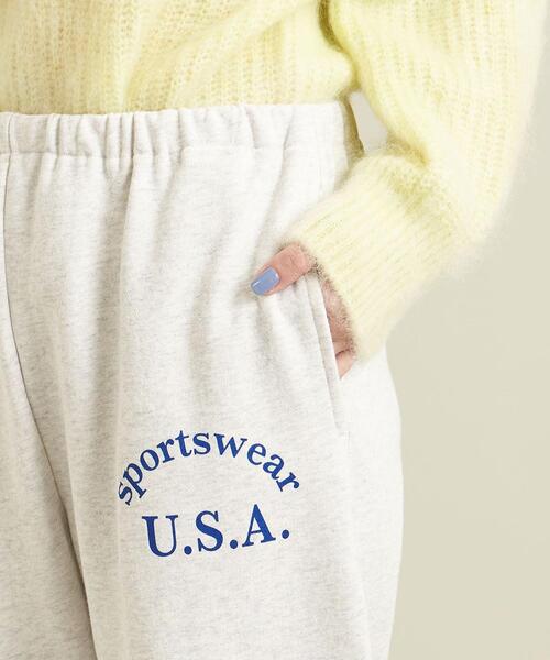 Russell Athletic（ラッセルアスレティック）の「【別注】＜RUSSELL ATHLETIC＞カレッジロゴスウェットパンツ ∴（スウェットパンツ・レディース・ライトグレー/ブラック/ワインレッド・FREE）」の17枚目の写真