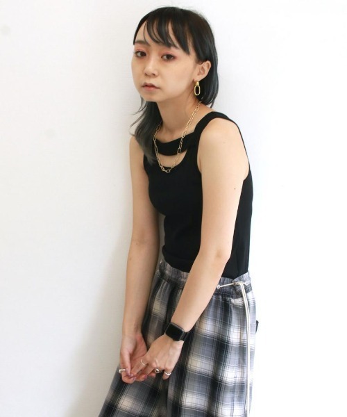 Laura Lombardi（ローラロンバルディ）の「ROSA CHAIN（ネックレス・レディース・ゴールド・ONE SIZE）」の2枚目の写真