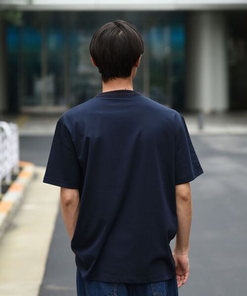 SHIPS（シップス）の「SHIPS: ニットドッキング Tシャツ（Tシャツ/カットソー・メンズ・ホワイト/グレー/ブルー/ネイビー・SMALL/MEDIUM/LARGE/X-LARGE）」の19枚目の写真