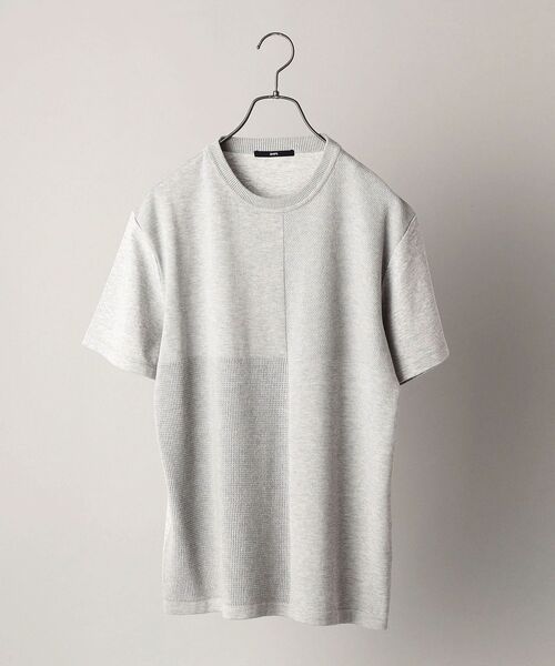 SHIPS（シップス）の「SHIPS: ニットドッキング Tシャツ（Tシャツ/カットソー・メンズ・ホワイト/グレー/ブルー/ネイビー・SMALL/MEDIUM/LARGE/X-LARGE）」の17枚目の写真