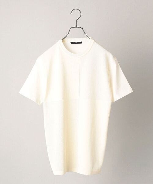 SHIPS（シップス）の「SHIPS: ニットドッキング Tシャツ（Tシャツ/カットソー・メンズ・ホワイト/グレー/ブルー/ネイビー・SMALL/MEDIUM/LARGE/X-LARGE）」の5枚目の写真