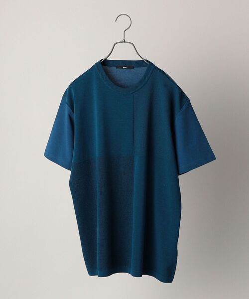 SHIPS（シップス）の「SHIPS: ニットドッキング Tシャツ（Tシャツ/カットソー・メンズ・ホワイト/グレー/ブルー/ネイビー・SMALL/MEDIUM/LARGE/X-LARGE）」の7枚目の写真