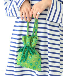 BEAMS BOY / ボーイ ジャカード キャンディバッグ