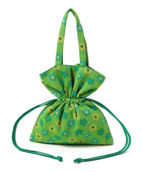 BEAMS BOY（ビームスボーイ）の「BEAMS BOY / ボーイ ジャカード キャンディバッグ（ハンドバッグ・レディース・グリーン/サックスブルー・ONE SIZE）」の6枚目の写真