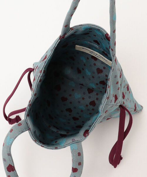 BEAMS BOY（ビームスボーイ）の「BEAMS BOY / ボーイ ジャカード キャンディバッグ（ハンドバッグ・レディース・グリーン/サックスブルー・ONE SIZE）」の11枚目の写真