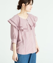 ELENCARE DUE | ・ELENCARE DUE ﾊｼｺﾞﾚｰｽﾌﾞﾗｳｽ＊(シャツ/ブラウス)