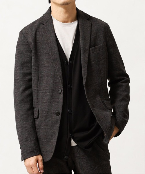 417 EDIFICE（フォーワンセブンエディフィス）の「◆TORAY lumilet wool チェックジャケット（テーラードジャケット・メンズ・ブラウン系その他/ブルー系その他・SMALL/MEDIUM/LARGE/X-LARGE）」の2枚目の写真