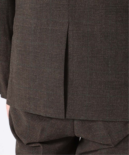 417 EDIFICE（フォーワンセブンエディフィス）の「◆TORAY lumilet wool チェックジャケット（テーラードジャケット・メンズ・ブラウン系その他/ブルー系その他・SMALL/MEDIUM/LARGE/X-LARGE）」の18枚目の写真