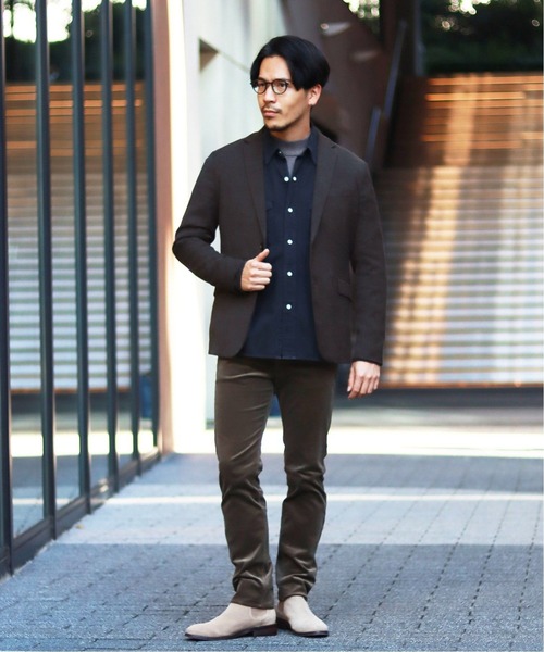 417 EDIFICE（フォーワンセブンエディフィス）の「◆TORAY lumilet wool チェックジャケット（テーラードジャケット・メンズ・ブラウン系その他/ブルー系その他・SMALL/MEDIUM/LARGE/X-LARGE）」の15枚目の写真