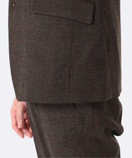 417 EDIFICE（フォーワンセブンエディフィス）の「◆TORAY lumilet wool チェックジャケット（テーラードジャケット・メンズ・ブラウン系その他/ブルー系その他・SMALL/MEDIUM/LARGE/X-LARGE）」の10枚目の写真