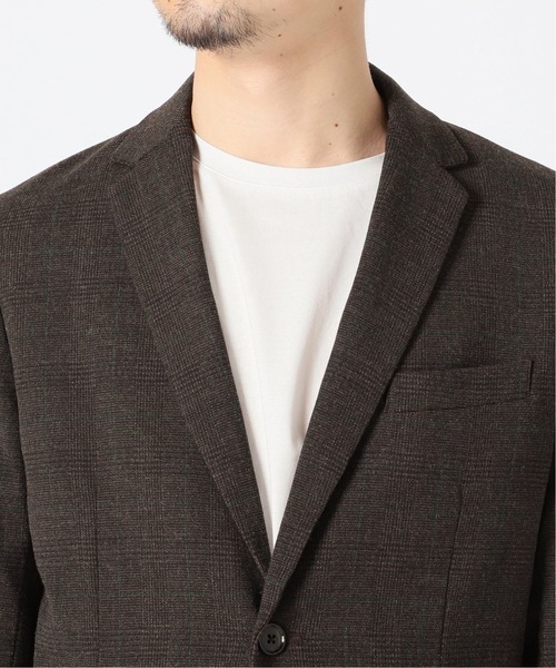 417 EDIFICE（フォーワンセブンエディフィス）の「◆TORAY lumilet wool チェックジャケット（テーラードジャケット・メンズ・ブラウン系その他/ブルー系その他・SMALL/MEDIUM/LARGE/X-LARGE）」の21枚目の写真