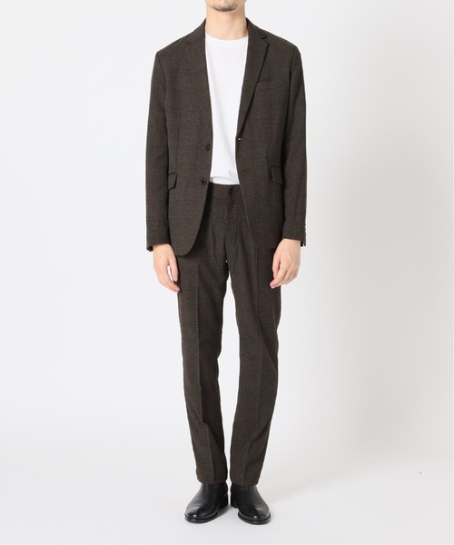 417 EDIFICE（フォーワンセブンエディフィス）の「◆TORAY lumilet wool チェックジャケット（テーラードジャケット・メンズ・ブラウン系その他/ブルー系その他・SMALL/MEDIUM/LARGE/X-LARGE）」の3枚目の写真