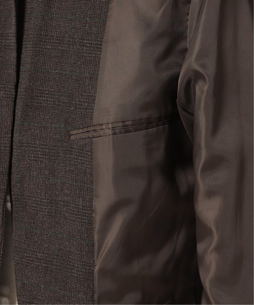 417 EDIFICE（フォーワンセブンエディフィス）の「◆TORAY lumilet wool チェックジャケット（テーラードジャケット・メンズ・ブラウン系その他/ブルー系その他・SMALL/MEDIUM/LARGE/X-LARGE）」の22枚目の写真