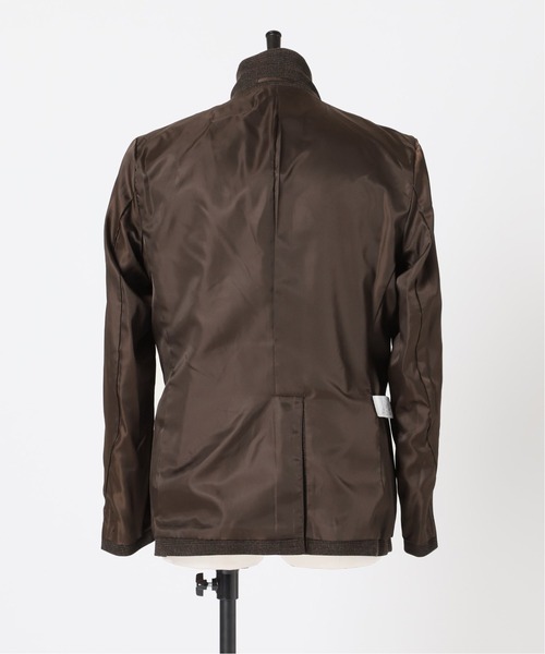 417 EDIFICE（フォーワンセブンエディフィス）の「◆TORAY lumilet wool チェックジャケット（テーラードジャケット・メンズ・ブラウン系その他/ブルー系その他・SMALL/MEDIUM/LARGE/X-LARGE）」の14枚目の写真