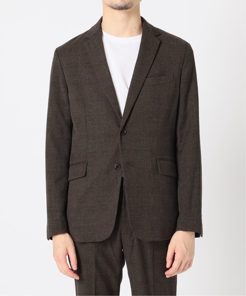 417 EDIFICE（フォーワンセブンエディフィス）の「◆TORAY lumilet wool チェックジャケット（テーラードジャケット・メンズ・ブラウン系その他/ブルー系その他・SMALL/MEDIUM/LARGE/X-LARGE）」の6枚目の写真