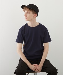 tone（トーン）の「【TONE BY AS】サーマル半袖クルーネックTEE(BL)（Tシャツ/カットソー）」