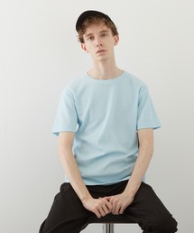 【TONE BY AS】サーマル半袖クルーネックTEE(BL)