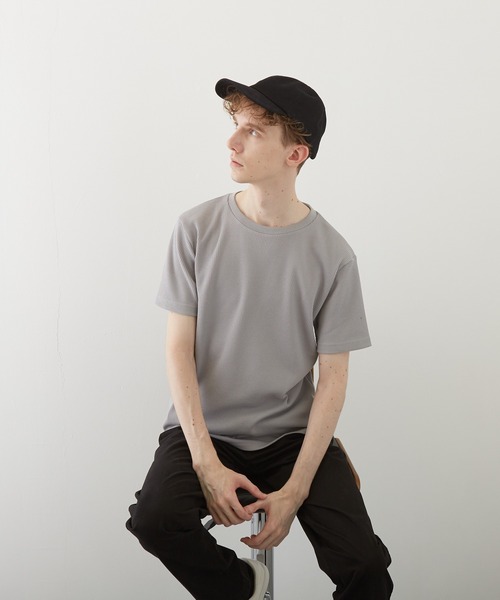 TONE SELECT WEAR(トーンセレクトウェア)の「【TONE BY AS】サーマル半袖クルーネックTEE(BL)(Tシャツ/カットソー・メンズ・ホワイト/ブラック/ネイビー/グレー/カーキ/サックスブルー/ライトピンク・LARGE/X-LARGE/MEDIUM)」の15枚目の写真