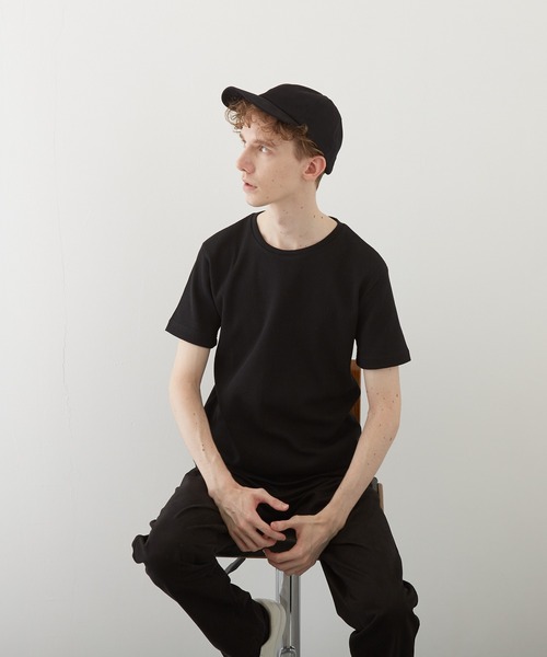 TONE SELECT WEAR(トーンセレクトウェア)の「【TONE BY AS】サーマル半袖クルーネックTEE(BL)(Tシャツ/カットソー・メンズ・ホワイト/ブラック/ネイビー/グレー/カーキ/サックスブルー/ライトピンク・LARGE/X-LARGE/MEDIUM)」の20枚目の写真