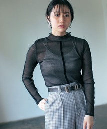 PAGEBOY | ラインスリーブシアータートル(Tシャツ/カットソー)