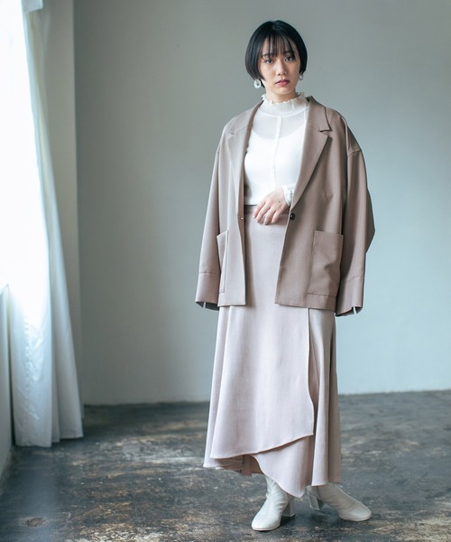 PAGEBOY(ページボーイ)の「ラインスリーブシアータートル(Tシャツ/カットソー・レディース・オフホワイト/ブラック・FREE)」の9枚目の写真