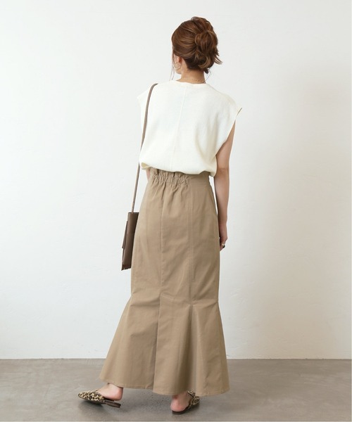 Simplicite（サンプリシテ）の「サーマルスリーブレスプルオーバー◆（Tシャツ/カットソー・レディース・ホワイト/ブラック/グレー・FREE）」の9枚目の写真