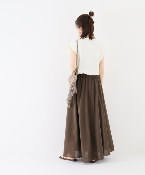 Simplicite（サンプリシテ）の「サーマルスリーブレスプルオーバー◆（Tシャツ/カットソー・レディース・ホワイト/ブラック/グレー・FREE）」の6枚目の写真