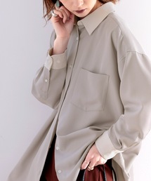 classicalelf | ワンランクお洒落映え。メンズライクバイカラーシャツ(シャツ/ブラウス)