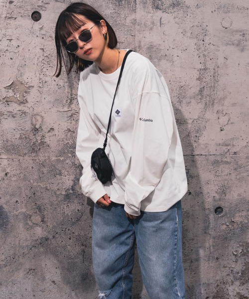 Columbia(コロンビア)の「columbia/コロンビア インペリアルパーク ロンT/ビッグシルエット バックプリントロンT PM0462(Tシャツ/カットソー・メンズ・ブラウン/グリーン/オフホワイト・L/S/XL/M)」の6枚目の写真