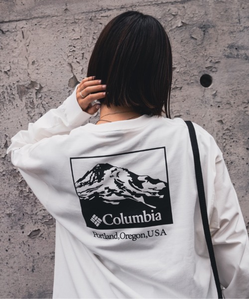 Columbia(コロンビア)の「columbia/コロンビア インペリアルパーク ロンT/ビッグシルエット バックプリントロンT PM0462(Tシャツ/カットソー・メンズ・ブラウン/グリーン/オフホワイト・L/S/XL/M)」の8枚目の写真