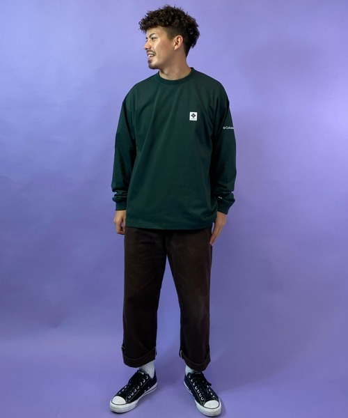 Columbia(コロンビア)の「columbia/コロンビア インペリアルパーク ロンT/ビッグシルエット バックプリントロンT PM0462(Tシャツ/カットソー・メンズ・ブラウン/グリーン/オフホワイト・L/S/XL/M)」の19枚目の写真