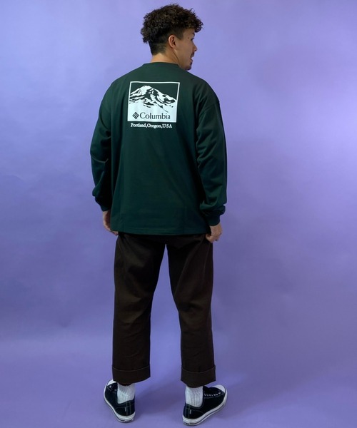 Columbia(コロンビア)の「columbia/コロンビア インペリアルパーク ロンT/ビッグシルエット バックプリントロンT PM0462(Tシャツ/カットソー・メンズ・ブラウン/グリーン/オフホワイト・L/S/XL/M)」の22枚目の写真