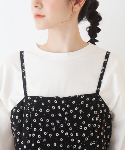 Cutie Blonde（キューティーブロンド）の「◆【S-L】サッカー柄アソートサロペット（サロペット/オーバーオール・レディース・ブラック/カーキ/ブラック系6・01/02/03）」の7枚目の写真