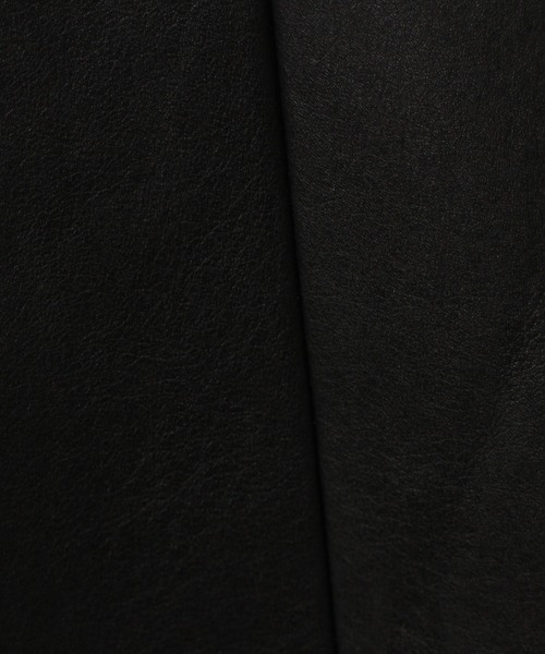 one way(ワンウェイ)の「【oneway】ミニ台形レザースカート(スカート・レディース・ブラック/ライトグリーン・FREE)」の5枚目の写真