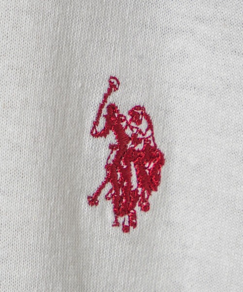 U.S. POLO ASSN.（ユーエスポロアッスン）の「∴WEGO/U.S.POLO ASSN.ボーダーラガーシャツ（ポロシャツ・レディース・その他1/グリーン系その他5/イエロー系その他6・FREE）」の22枚目の写真