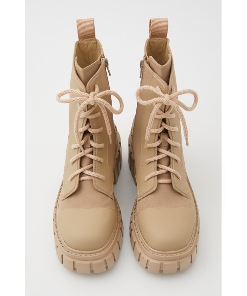 THROW by SLY（スローバイスライ）の「THROW CUPSOLE LACE UP BOOTS/レースアップブーツ（ブーツ・レディース・ベージュ/ブラック・SMALL/LARGE/MEDIUM）」の13枚目の写真