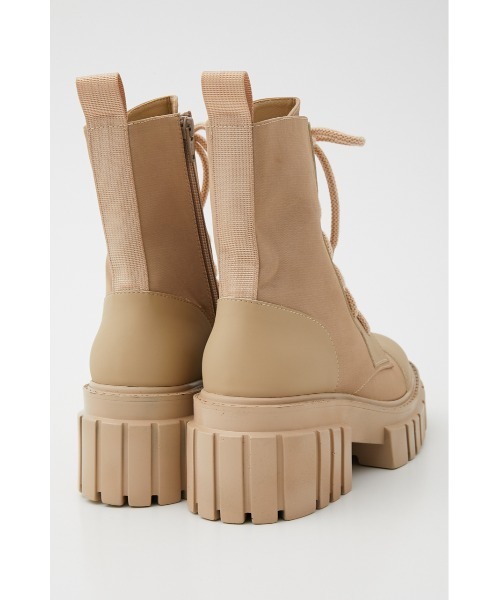 THROW by SLY（スローバイスライ）の「THROW CUPSOLE LACE UP BOOTS/レースアップブーツ（ブーツ・レディース・ベージュ/ブラック・SMALL/LARGE/MEDIUM）」の14枚目の写真