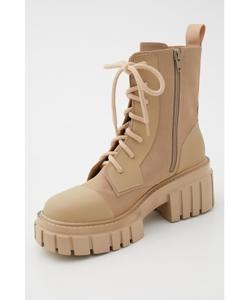 THROW by SLY（スローバイスライ）の「THROW CUPSOLE LACE UP BOOTS/レースアップブーツ（ブーツ・レディース・ベージュ/ブラック・SMALL/LARGE/MEDIUM）」の17枚目の写真
