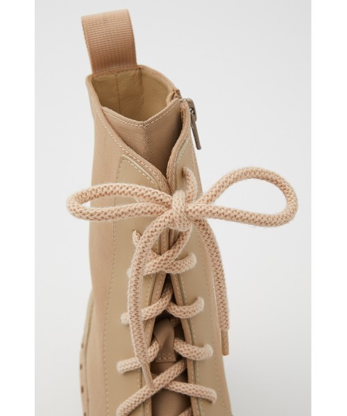 THROW by SLY（スローバイスライ）の「THROW CUPSOLE LACE UP BOOTS/レースアップブーツ（ブーツ・レディース・ベージュ/ブラック・SMALL/LARGE/MEDIUM）」の18枚目の写真