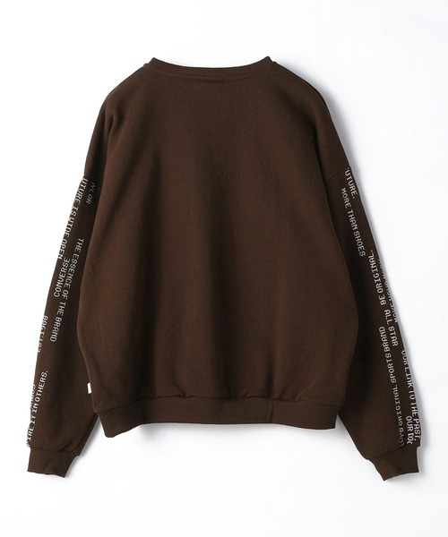 CONVERSE(コンバース)の「【CONVERSE】裏毛スウェット プルオーバー(Tシャツ/カットソー・レディース・ブラウン/オフホワイト・FREE)」の7枚目の写真