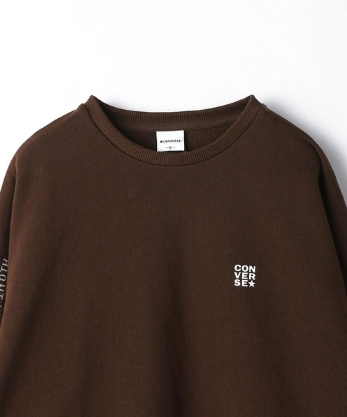 CONVERSE(コンバース)の「【CONVERSE】裏毛スウェット プルオーバー(Tシャツ/カットソー・レディース・ブラウン/オフホワイト・FREE)」の16枚目の写真